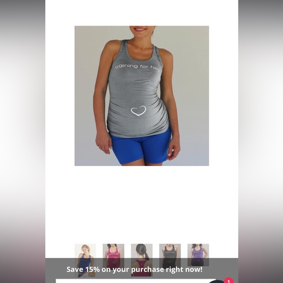 Sold out Training for Two maternity top - Picture 1 of 4